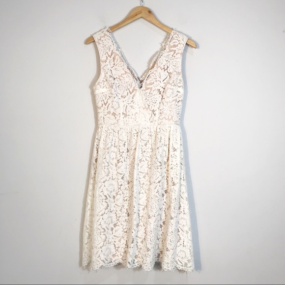 LULUS Love Swept Lace Midi Skater Dress - Picture 6 of 13